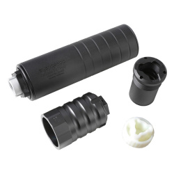 Airsoft Monster SilencerCo Omega 9Kタイプサイレンサー＆JMAC X12マズルブレーキ/ブラストシールドセット