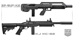 SRU SR BUP K2 Bullpup キット（KJ　WORKS　KC02/Ver.2/KJ04A　対応）