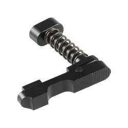 SLONG Airsoft KACタイプ スチールマガジンリリースボタン Black (東京マルイMWS適合)