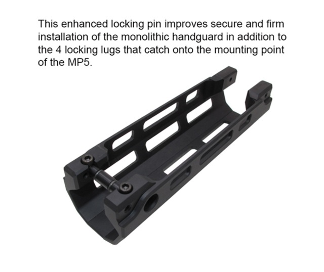 Wll TECH次世代MP5用M-LOKハンドガード WII Tech】マルイ 次世代MP5用 UTG PRO Monolithicタイプ M-LOK