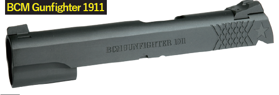 ENIGMA マルイMEU用BCM Gunfigter 1911タイプアルミスライド -BK