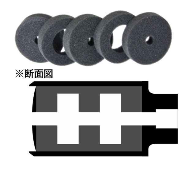 Silverback Airsoft FAT CANタイプ サイレンサー BK (14mm逆ネジ)