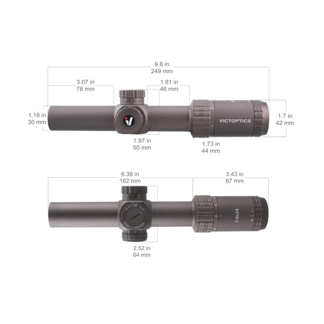 Victoptics S6 1-6×24 BurntBrown (OPSL-23)
