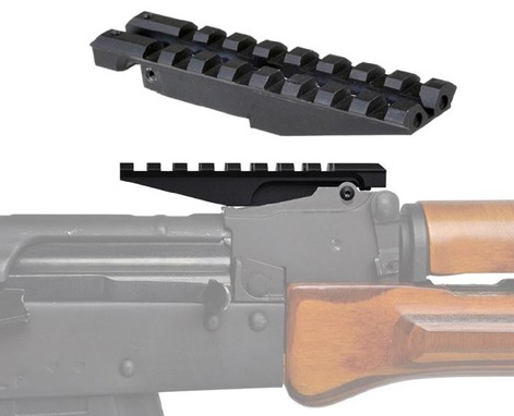 WII TECH 東京マルイ AKM GBB用 リアサイトレールマウント ohhuntタイプ