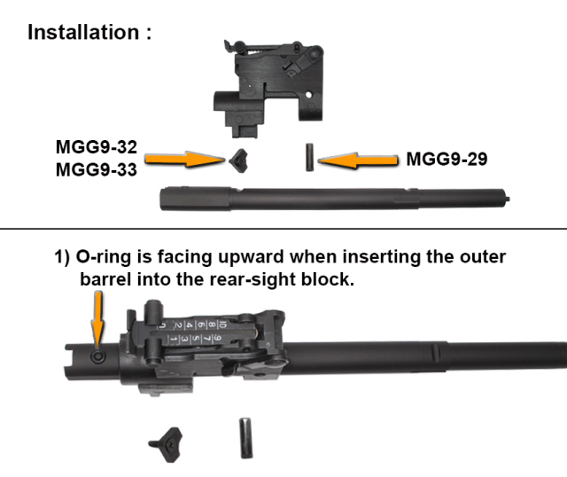 WII TECH RIFLE DYNAMICSタイプ 12.5/14.5inch アウターバレル