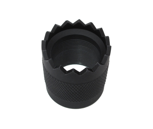 WII TECH SMTタイプ アルミマズルブレーキ マルイ SAIGA-12K GBB