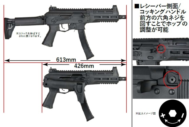 PPK-20 ガスブローバック GUN&MILITARY ECHIGOYA / WELL PRO PPK-20 BK GBB(ハードガン