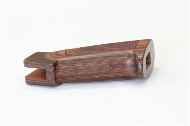 ウッドグリップ Hi-CAPA 5.1 4.3 D.O.R <チェッカー ダーク