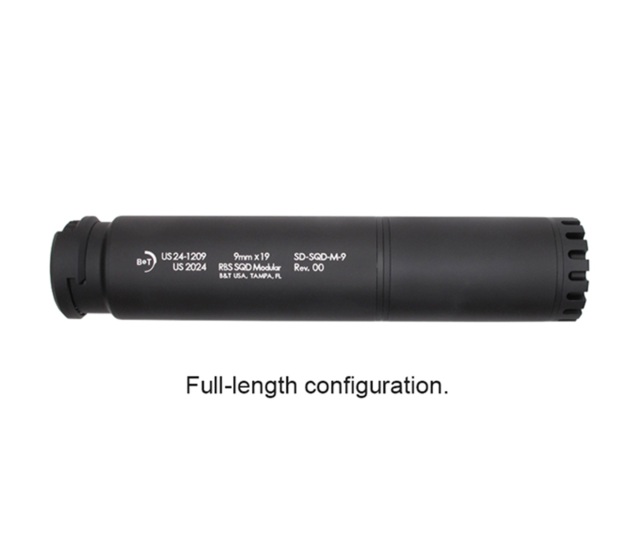 WII TECH B&T SQD-M-9タイプ 6061アルミサプレッサー 東京マルイ MP5