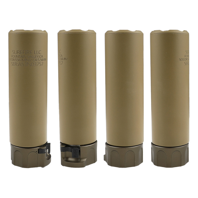 5KU SF SOCOM556-MINI2タイプ サプレッサー DE (14mm逆ネジ)