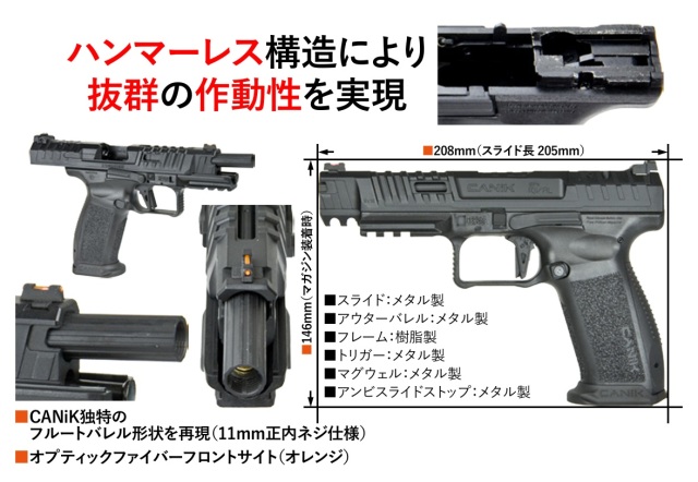 ☆送料無料☆CyberGun/Armorer Works CANiK SFx RIVAL GBBハンドガン