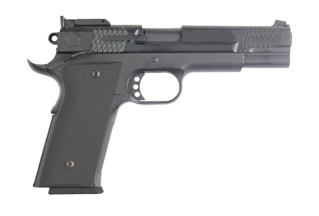 DOUBLE BELL S&W M945 メタルスライド GBB ハンドガン BK【784-1】