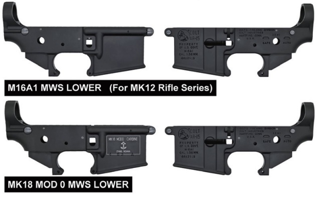 ※送料無料※ マルイ URG-I MWS ロアレシーバーセット ☆送料無料☆ANGRY GUN マルイM4MWS対応 MK12 レシーバーセット