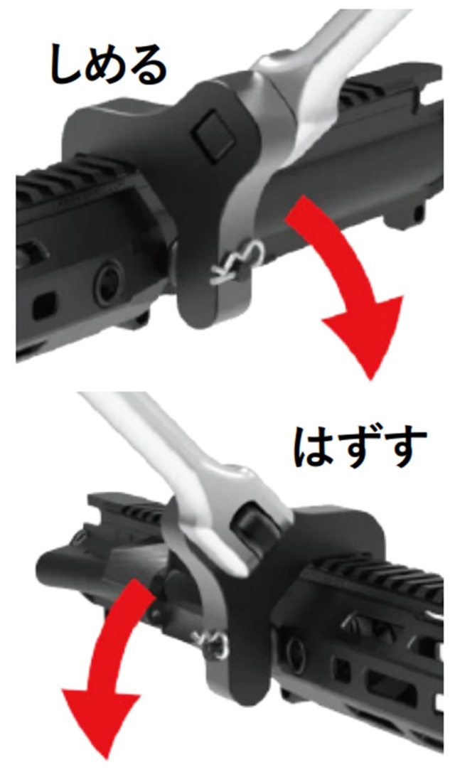 M4 ハンドガード ナイツ刻印入り Zparts Geissele Mk4 10inch M-LOKハンドガード Federal刻印