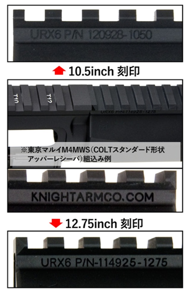ANGRY GUN URX6 M-LOK アルミハンドガード Black 東京マルイ/KSC/VFC