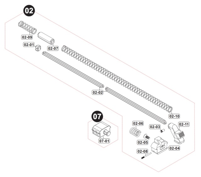 2025年11月入荷】VFC AV74M GBBパーツ/03-48 セフティーセレクター