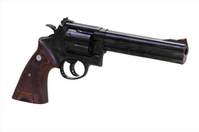 Arms SUPPLY タナカ SAAペガサス2対応 チェッカーウッドグリップ L.A.ホビーショップ / タナカ ガスリボルバー COLT SAA ペガサス