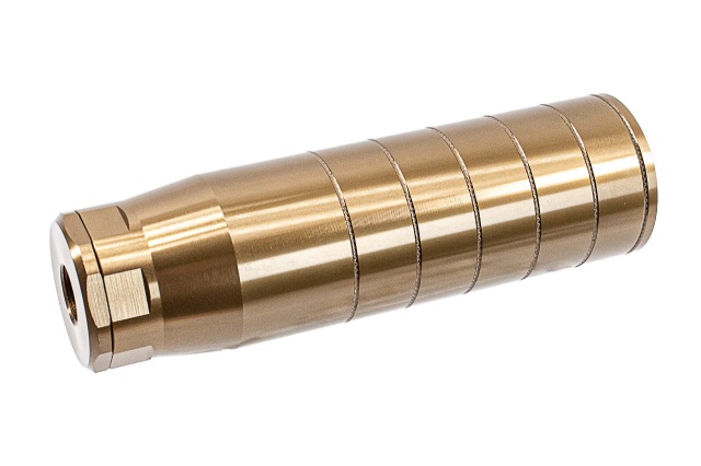 C&C Rex MG7 .308スタイル サプレッサー 公式の C&C Rex MG7 .308タイプ サプレッサー 14mm逆ネジ メイク