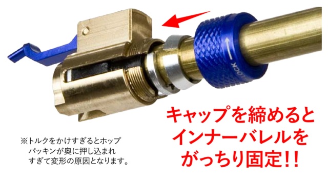 C&C Tac 真鍮製カスタムホップチャンバー 東京マルイ M4 MWS対応