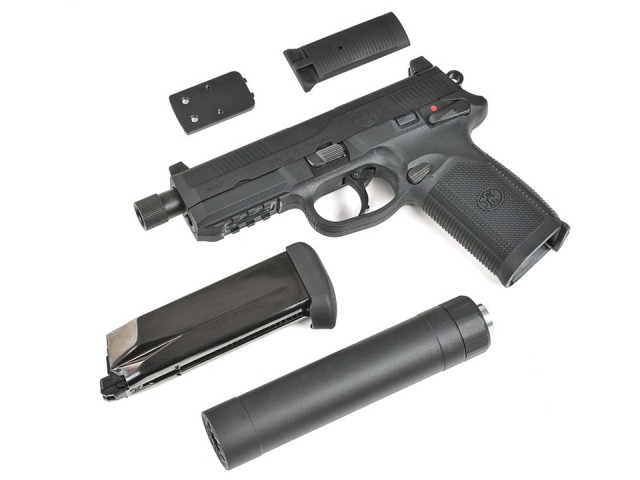 CyberGun FNX-45 Tactical ガスブローバックピストル/DXversionSP1【BK】