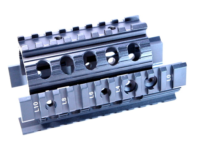 tskayk　1枚　k48w　3年更新 Clone Tech Samson型 K3 AKS74Uレイルハンドガード (BK)