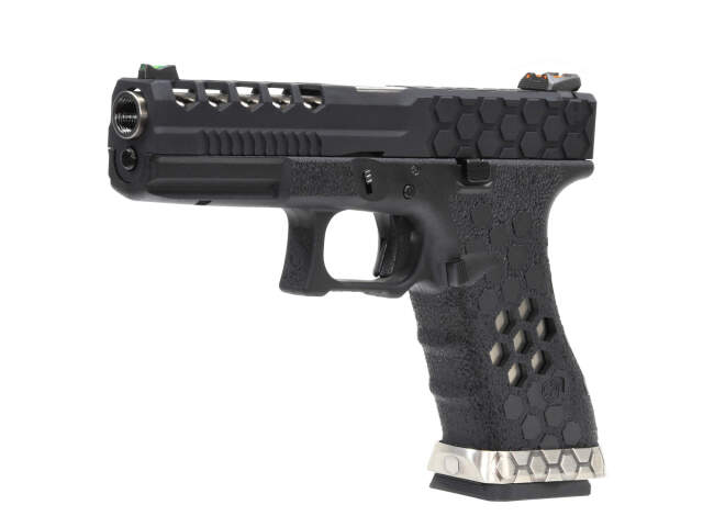☆取り寄せ☆AW CUSTOM VX0101 G17-TYPE Hex-Cut GBB (Black