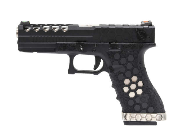 ☆取り寄せ☆AW CUSTOM VX0201 G18-TYPE Hex-Cut GBB (Black
