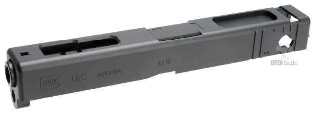 DETONATOR マルイ Glock 18C対応 アルミCNC スライドセット BK