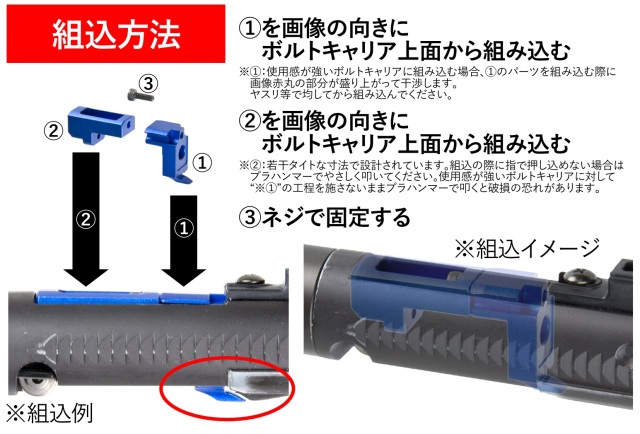 GADGET-DAI 35% CHOKE クイックガスカットキット 東京マルイ M4 MWS対応