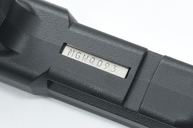 A シリアル GUARDER 東京マルイ G17 Gen.5対応 シリアルナンバータグ SV