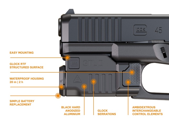 GLOCK純正 タクティカルライト GTL2 LEDライトモジュール