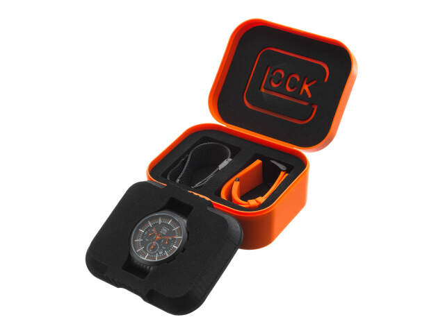 ☆送料無料☆【実物】GLOCK グロックウォッチグローバル クロノセット