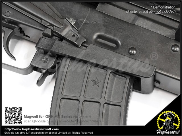 Hephaestus GHK AKシリーズ用マグウェル （小加工で各社AKに対応）