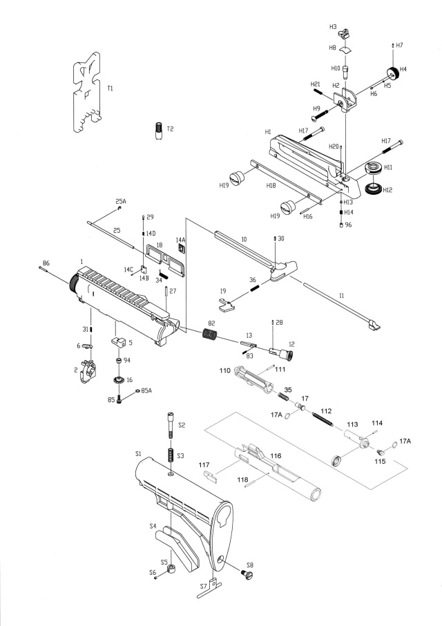 VFC MP5 GBBR リトラクトストックセット