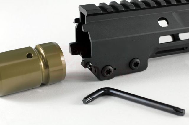 Z-Parts MK16 アルミCNC ハンドガード 13.5インチ （Black） KSC M4