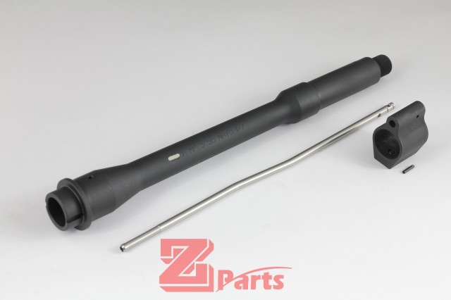 【セット販売】マルイV10 タクティカルアウターバレル14＆ガスコキカキット Z-Parts MK16 10.3インチ アルミアウターバレル 東京マルイMWS用