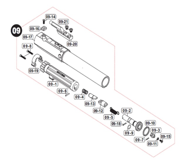CRUSADER VFC/Umarex MP5GBB用フロントサイト/Steel CRUSADER UMAREX/VFC ガスブローバックMP5シリーズ共用