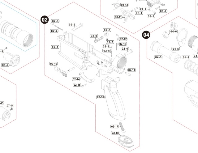 DNA M733 11.5in アウターバレル (C MP C Marking)