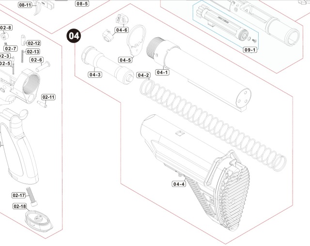 2026年2月入荷】VFC M4 GBBR フロントピボットピン