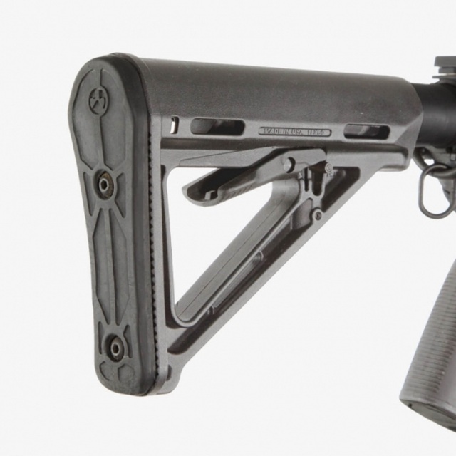 実物】 MAGPUL MOEカービンストック Mil-Spec AR15/M16用 (BK/GRY)
