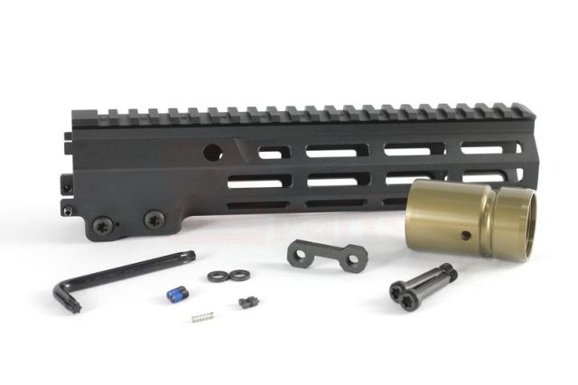 Z-Parts MK16 アルミCNC ハンドガード 9.3インチ （Black） 東京マルイ