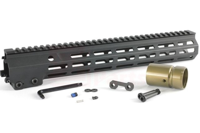 Z-Parts MK16 アルミCNC ハンドガード 13.5インチ （Black