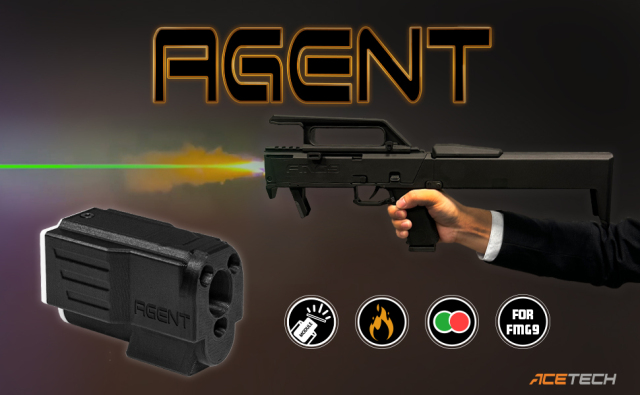 ACETECH FMG9対応 AGENT マズルフラッシュ トレーサー