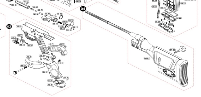 2024年7月入荷】VFC PSG-1 GBBパーツ/02-12 PSG1 トリガーシュー