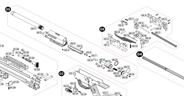 TaskForce405 Umarex/VFC PSG-1 GBBR用 木製グリップ