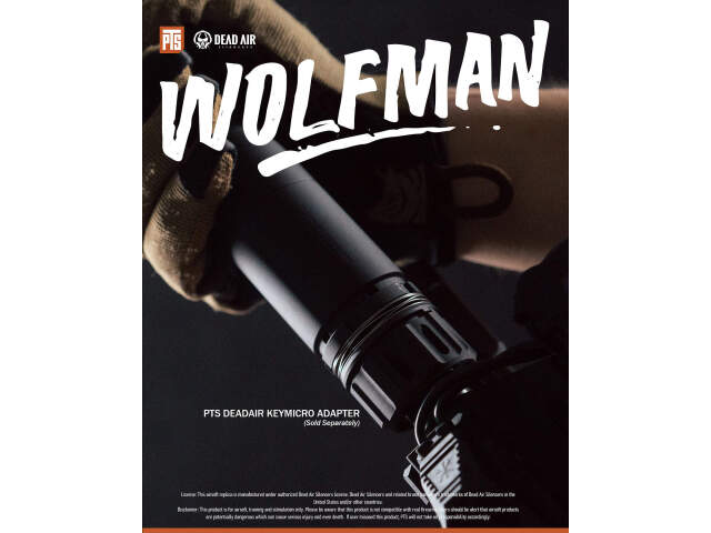 ☆新製品ご予約☆PTS Dead Air Wolfman Mock サプレッサー
