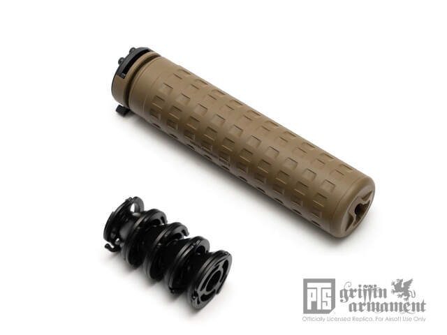 PTS Griffin M4SD II Mock QDサプレッサー/168mm (non-US ver) 【BK/DE】