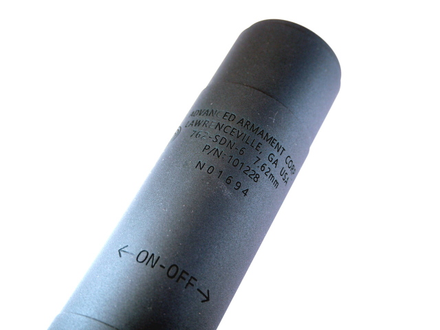 SVOBODA AAC 762-SDN-6タイプ アルミサイレンサー、スチールハイダーセット