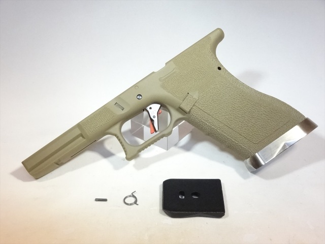 WE カスタムロアフレームキット WE G17/G18/G34/G35対応 （BK/TAN）