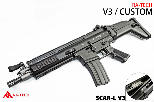 ☆送料無料☆【NPAS】WE SCAR-H V3 GBB BK（ガスブローバックライフル）